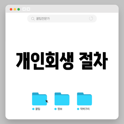 개인회생 절차