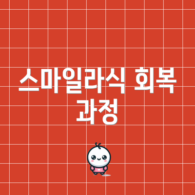 스마일라식 회복 과정