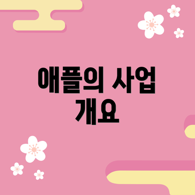 애플의 사업 개요