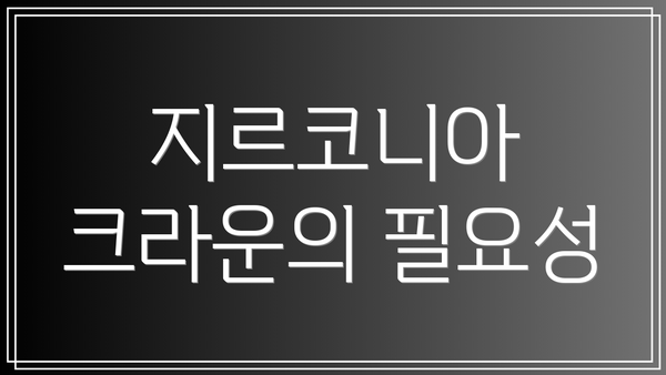 지르코니아 크라운의 필요성