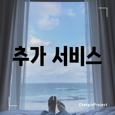 추가 서비스