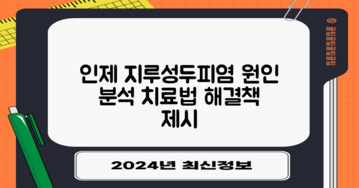 인제 지루성두피염, 정확한 원인 분석과 효과적인 치료 솔루션