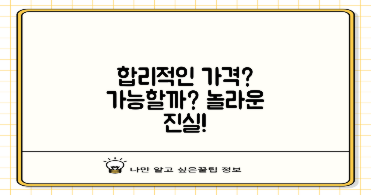 합리적인 비용, 가능한 이야기일까?