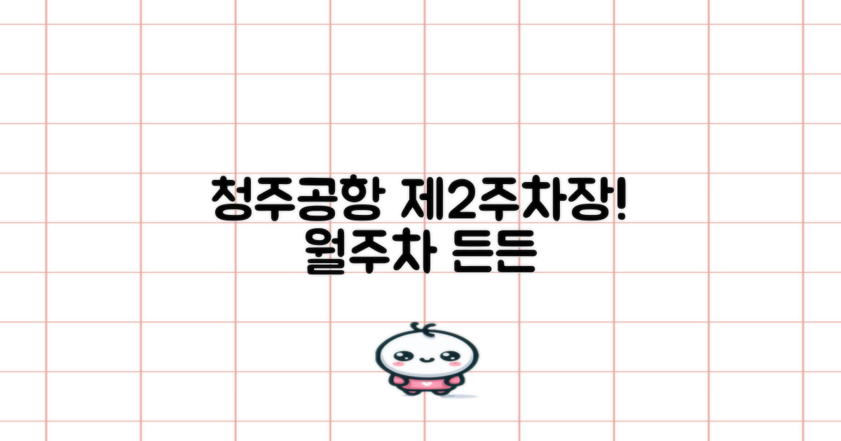 월주차, 청주공항 제2주차장으로 든든하게!